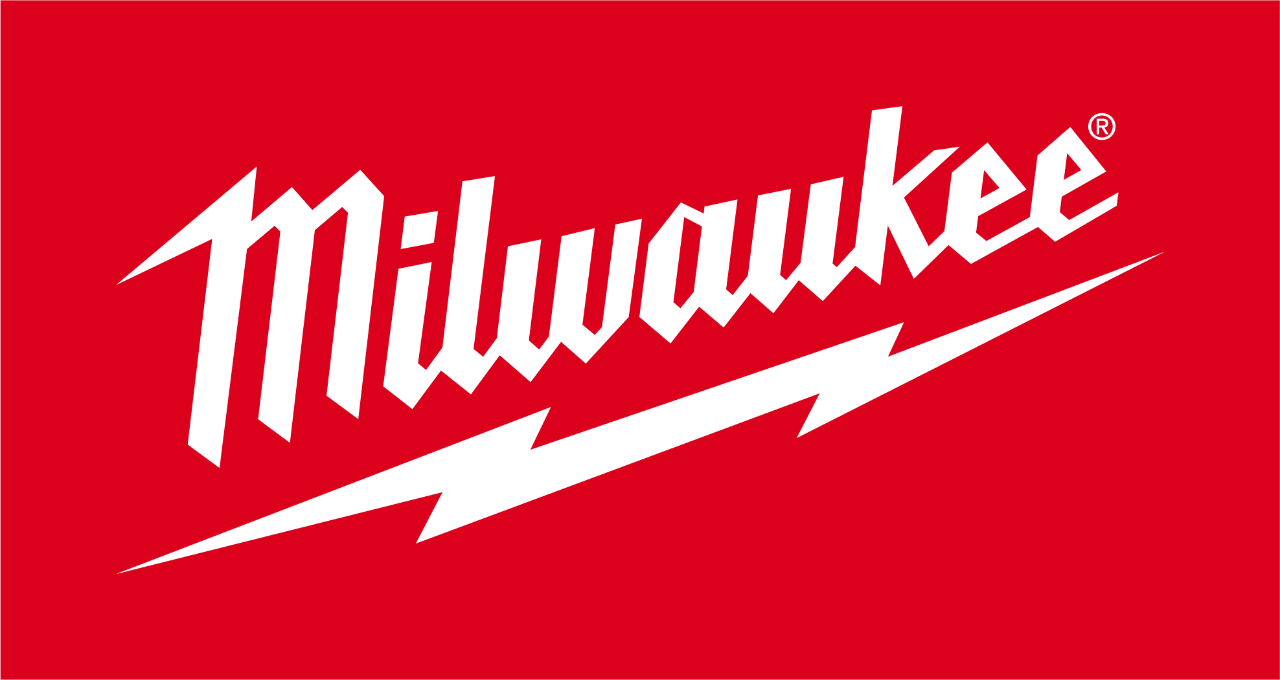 MILWAUKEE® Logo*

*Brand guidelines prefer a white logo on red background or using this white logo in a red box when a white background is needed
*png files are for digital use only