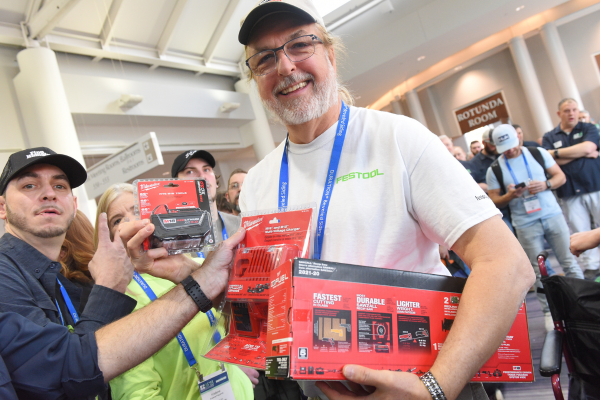 Tool giveaway winner at JLC LIVE 2023
