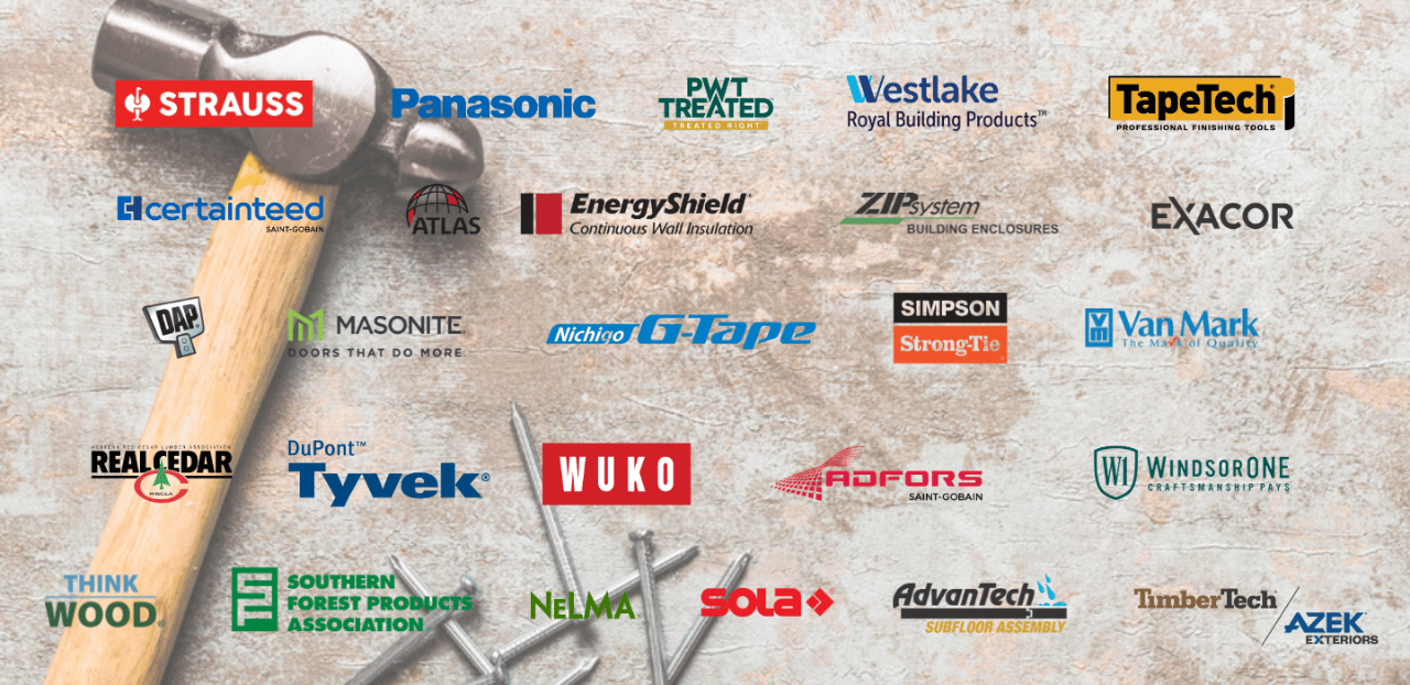Building Clinic Sponsors
