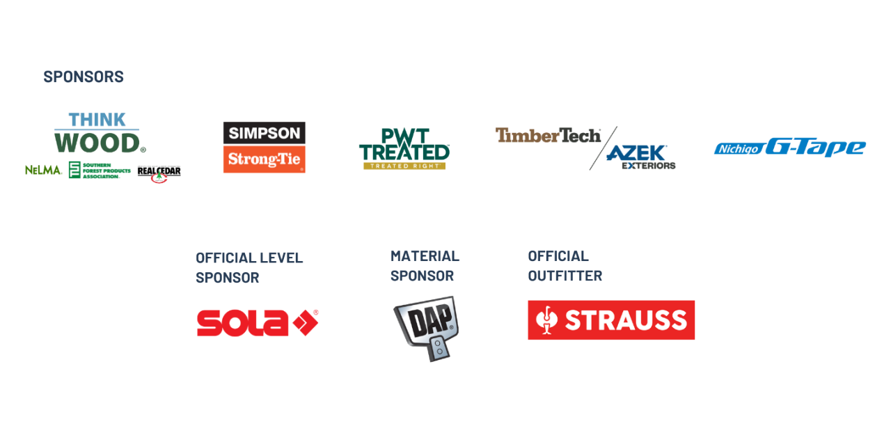 Building Clinic Sponsors