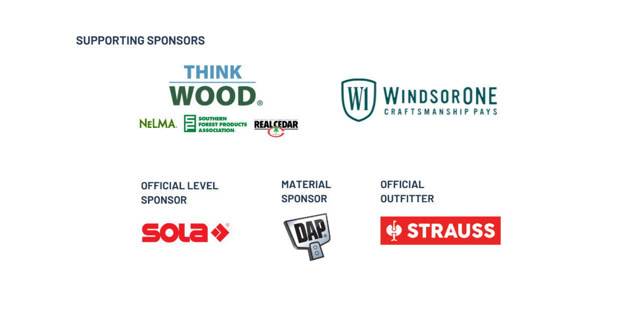 Building Clinic Sponsors